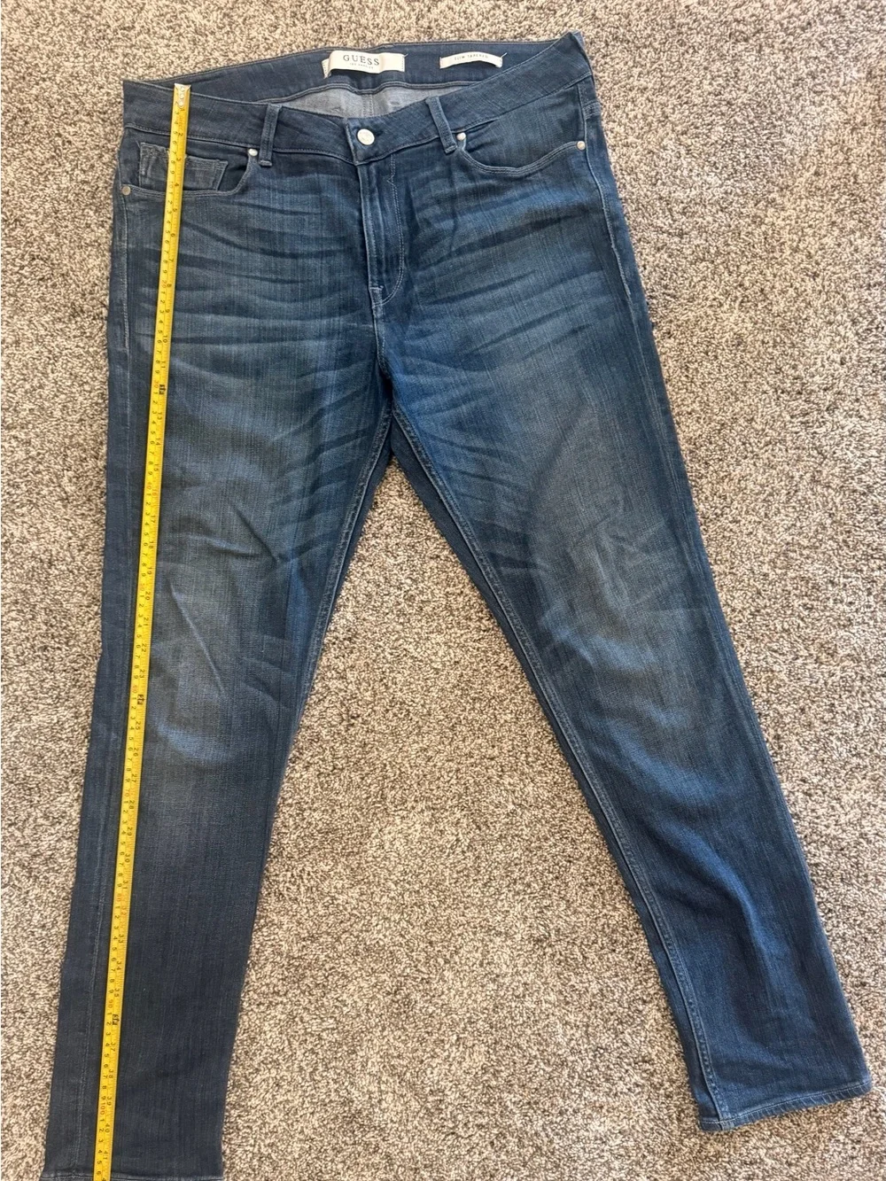 Guess Men's Slim Tapered jeans  in Dark Blue Wash